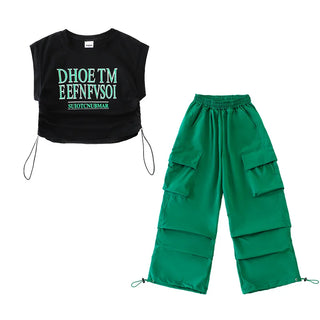 Girls Boys Hip Hop Clothes Outfit