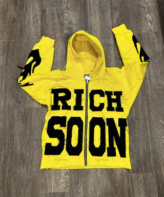 Men Fashion High Street Oversized Sweatshirt Hoodie